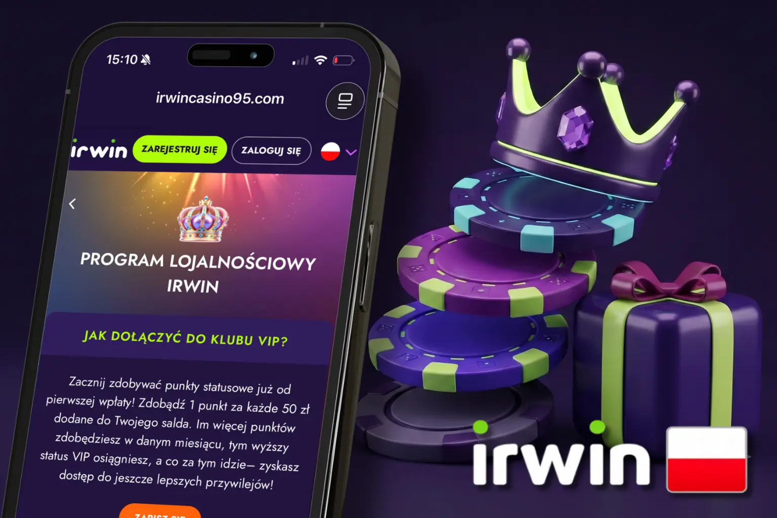 Korzyści programu lojalnościowego VIP w Irwin Casino